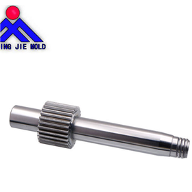Shaft core with gear teeth